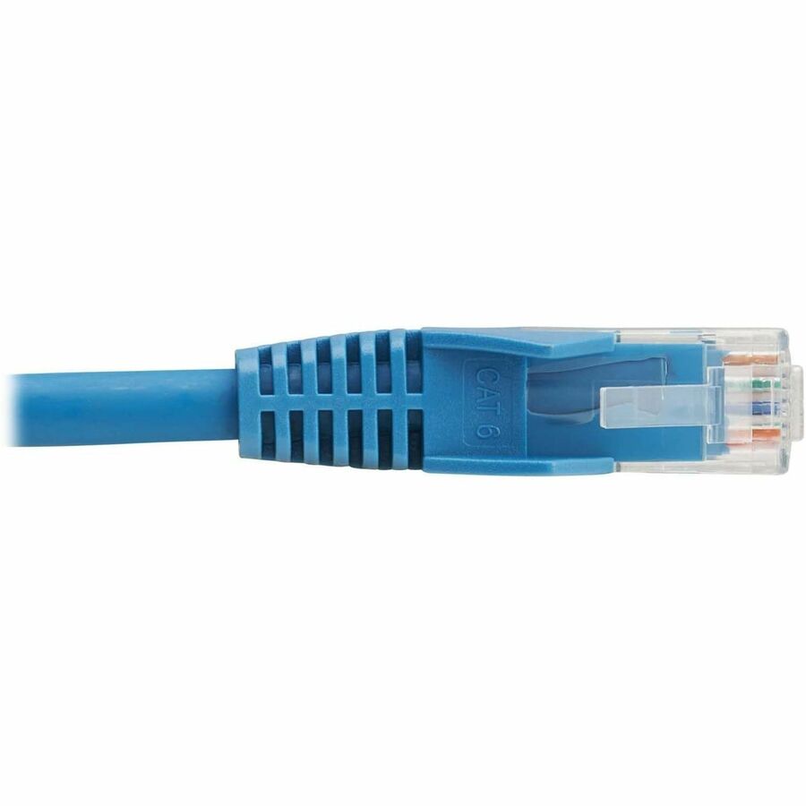 Câble Ethernet UTP moulé Cat6 Gigabit sans accroc Tripp Lite by Eaton (RJ45 M/M), PoE, LSZH, bleu, 1,5 m N201L-1P5M-BL