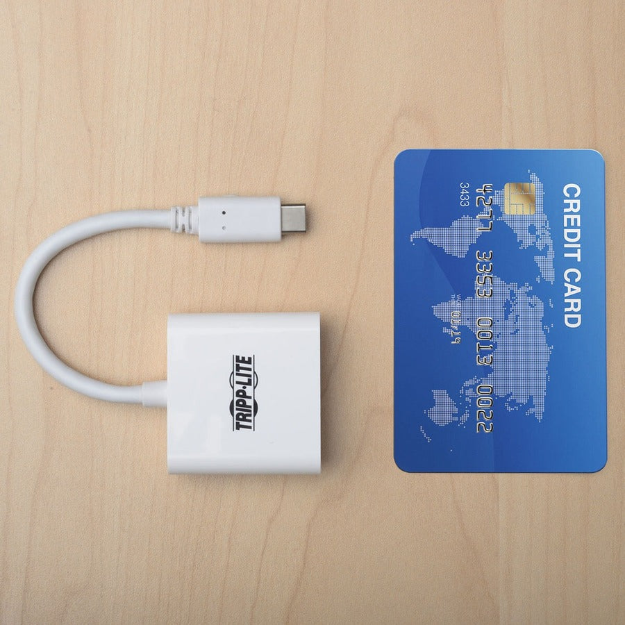 Adaptateur USB-C vers HDMI Tripp Lite par Eaton (M/F) - 8K, HDR, 4:4:4, HDCP 2.3, blanc U444-06N-HD8KW