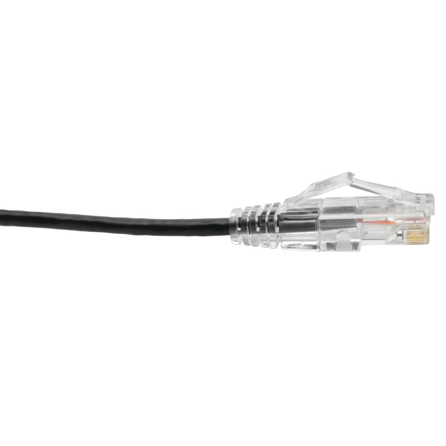 Câble de raccordement UTP Cat6 Tripp Lite par Eaton (RJ45) - M/M, Gigabit, sans accroc, moulé, fin, noir, 5 pi. N201-S05-BK