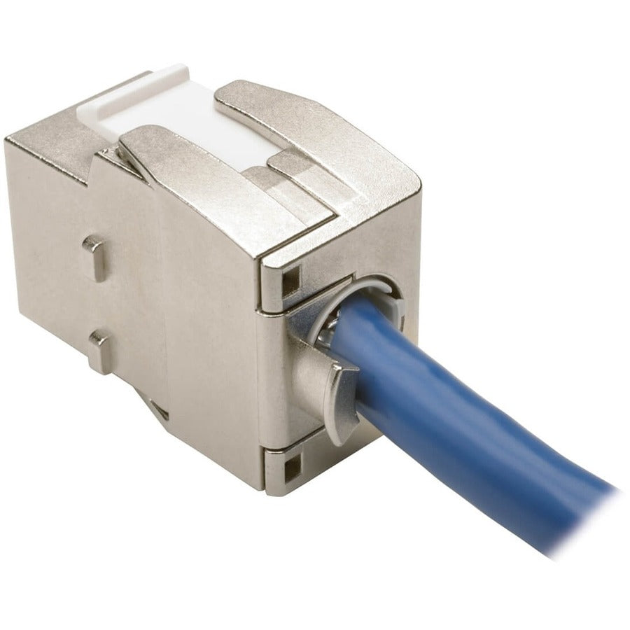 Prise Keystone Cat6a blindée sans outil Tripp Lite par Eaton - Gris N238-001-SH-TFA