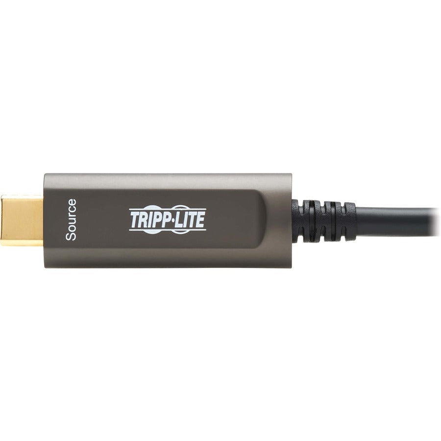 Câble optique actif à fibre optique USB-C vers USB-C Tripp Lite par Eaton, M/M, noir, 15 m (49 pi) U420F-15M-V