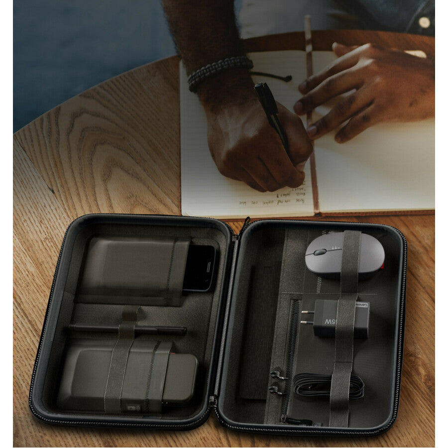 Étui de transport pour smartphone Lenovo Go Tech - Gris foncé GX41G97371