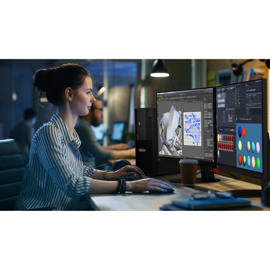 Lenovo ThinkStation P330 30C50045US Workstation - 1 x Intel Hexa-core (6 Core) i7-8700 3.20 GHz - 32 GB DDR4 SDRAM RAM - 512 GB SSD - Tower - Raven Black 30C50045US