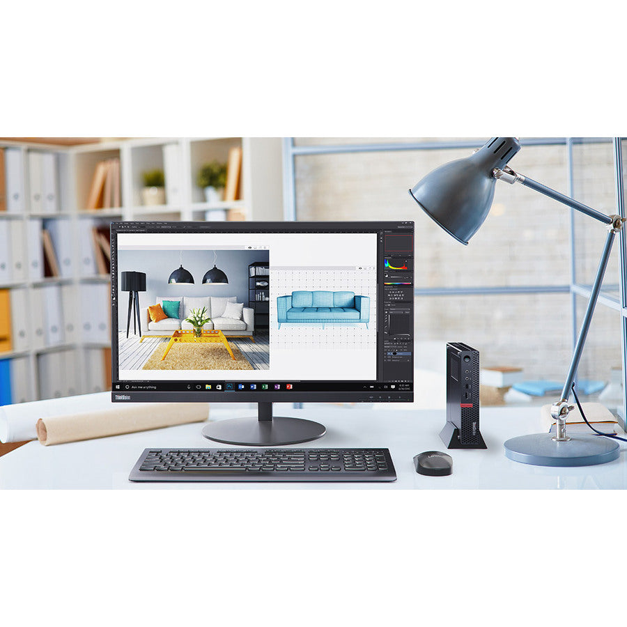 Lenovo ThinkStation P330 30CF000GUS Workstation - 1 x Intel Hexa-core (6 Core) i5-8400T 1.70 GHz - 8 GB DDR4 SDRAM RAM - 256 GB SSD - Tiny 30CF000GUS