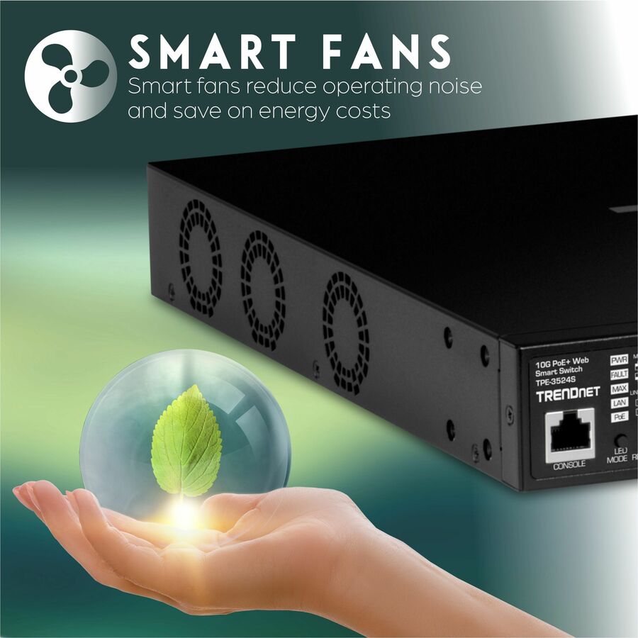 Commutateur Ethernet Web Smart TPE-3524SF de TRENDnet TPE-3524SF