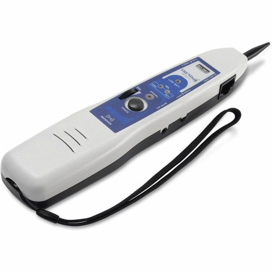 Sonde de test de signal réseau TRENDnet ; compatible avec TC-NT2 ; haut-parleur intégré avec volume réglable (gain) ; TC-TP1 TC-TP1