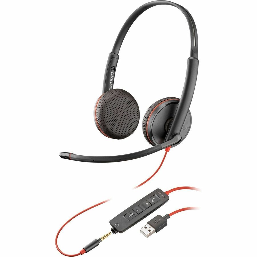 Casque stéréo USB-A Poly Blackwire 3225 TAA (en vrac) 8M3Y5A6#ABA
