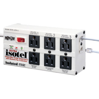 Parasurtenseur Tripp Lite par Eaton Isobar 6 prises 120 V ISOTEL6ULTRA