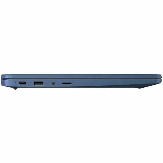 Lenovo IdeaPad Slim 3 14M868 82XJ003DCF Chromebook 14" Tactile - Full HD - Octa-core (ARM Cortex A76 + Cortex A55) - 4 Go - Mémoire Flash 128 Go - Clavier Français, Anglais - Bleu Abysse 82XJ003DCF