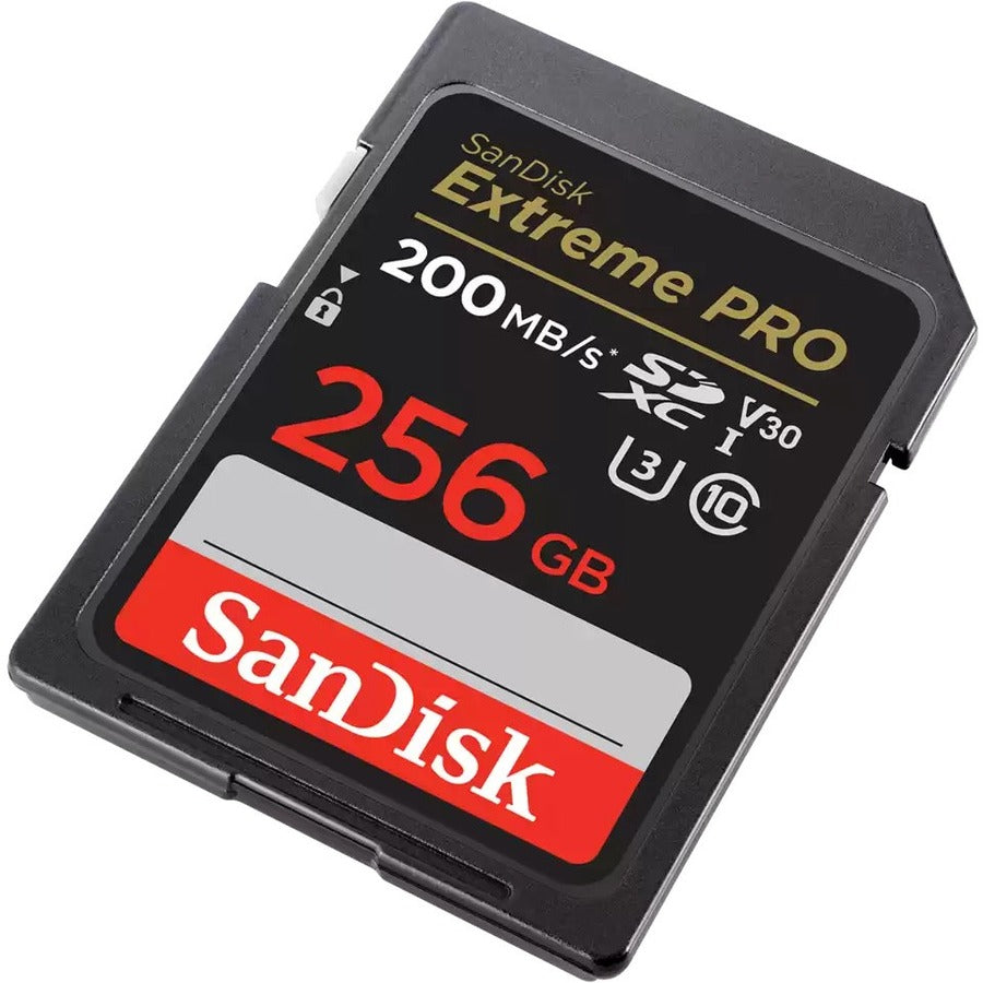 Carte mémoire SDXC SanDisk Extreme PRO 256 Go Classe 10/UHS-I (U3) V30 SDSDXXD-256G-GN4IN