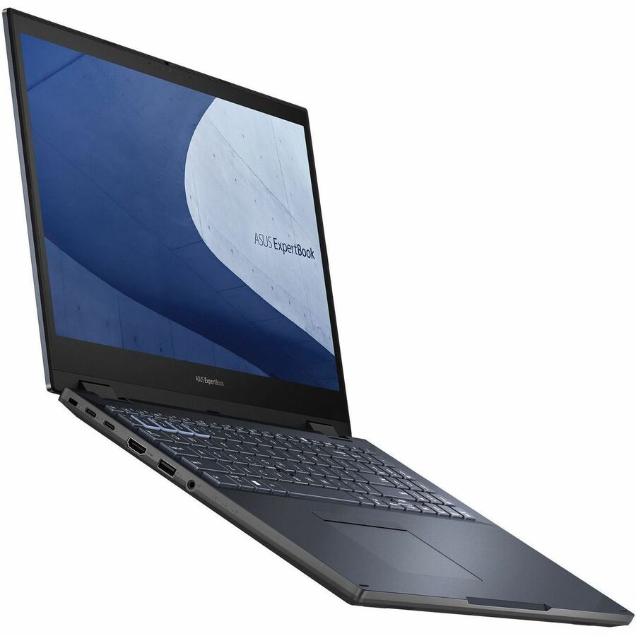 Asus ExpertBook B2 Flip B2502F B2502FBA-Q73P-CB 15.6" Touchscreen Convertible 2 in 1 Notebook - Full HD - Intel Core i7 12th Gen i7-1260P - 16 GB - 512 GB SSD - Star Black B2502FBA-Q73P-CB