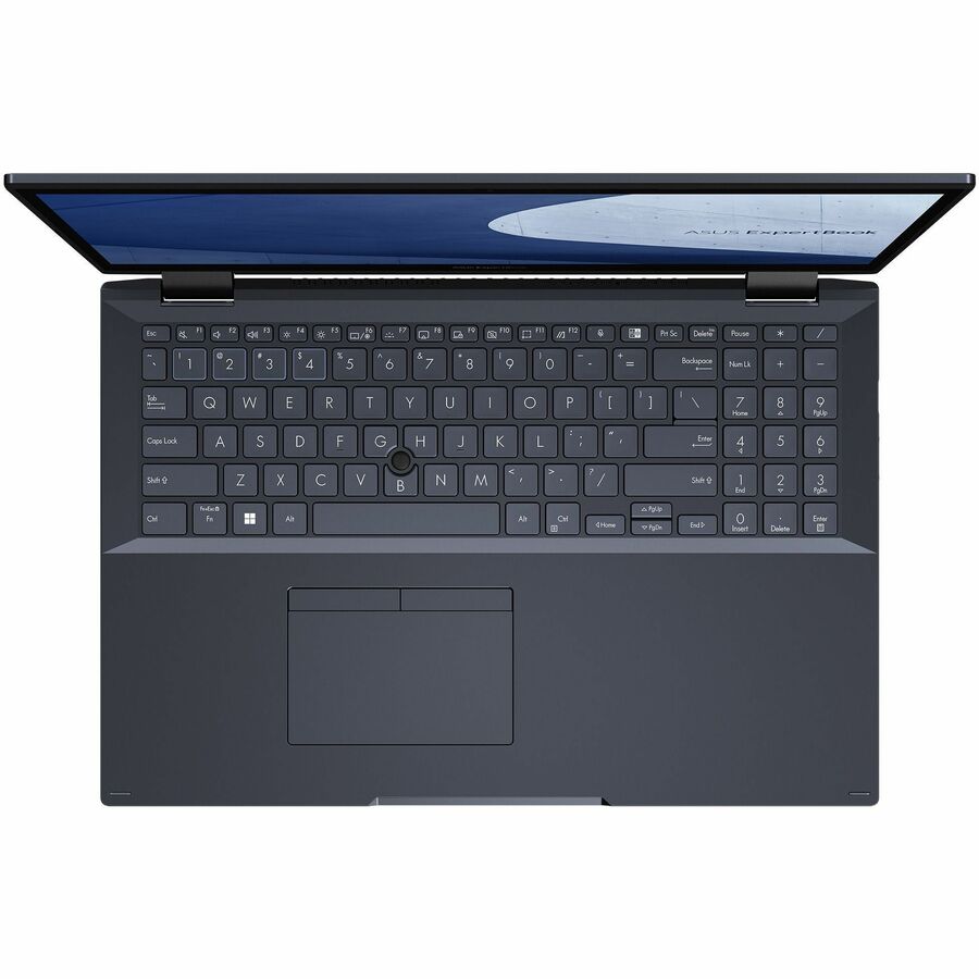 Asus ExpertBook B2 Flip B2502F B2502FBA-Q73P-CB 15.6" Touchscreen Convertible 2 in 1 Notebook - Full HD - Intel Core i7 12th Gen i7-1260P - 16 GB - 512 GB SSD - Star Black B2502FBA-Q73P-CB