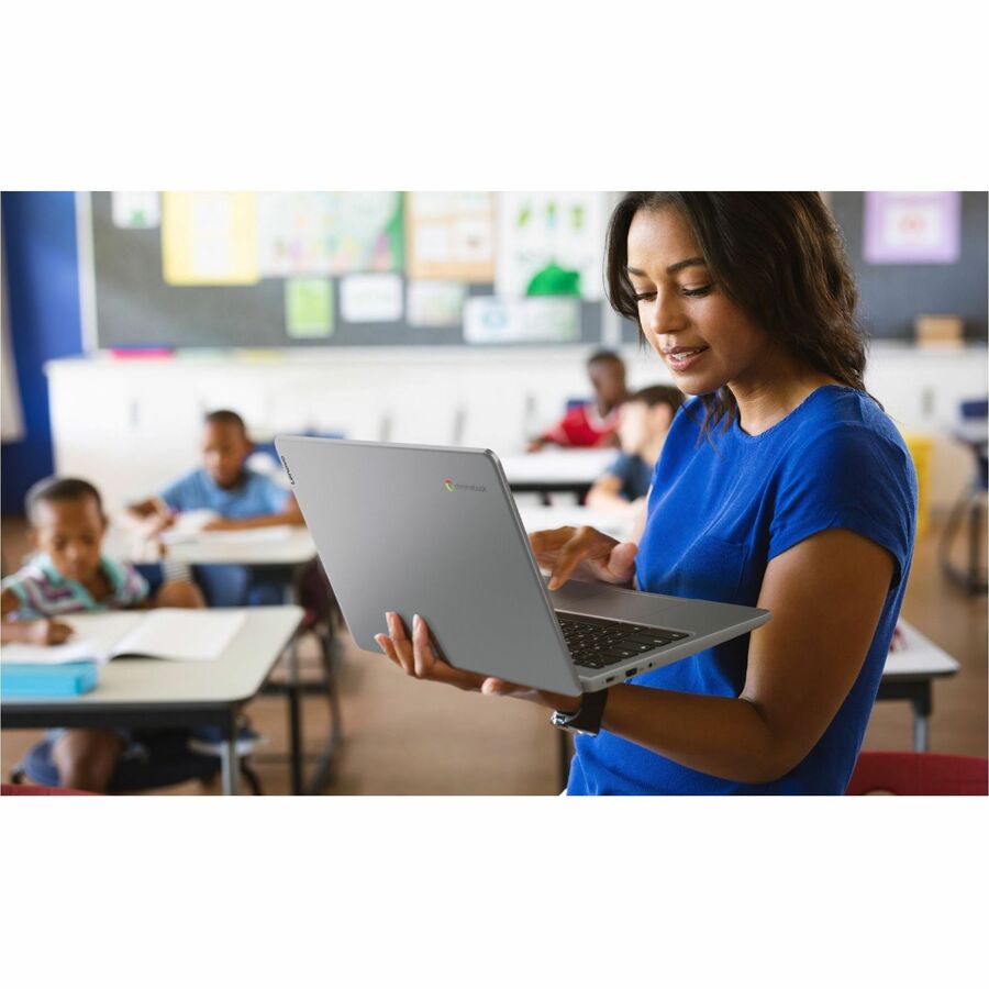 Lenovo 14e Chromebook Gen 3 82W60000CF Chromebook 14" - HD - Intel N-Series N100 - 4 Go - Mémoire Flash 32 Go - Clavier Français, Anglais - Gris Orage 82W60000CF