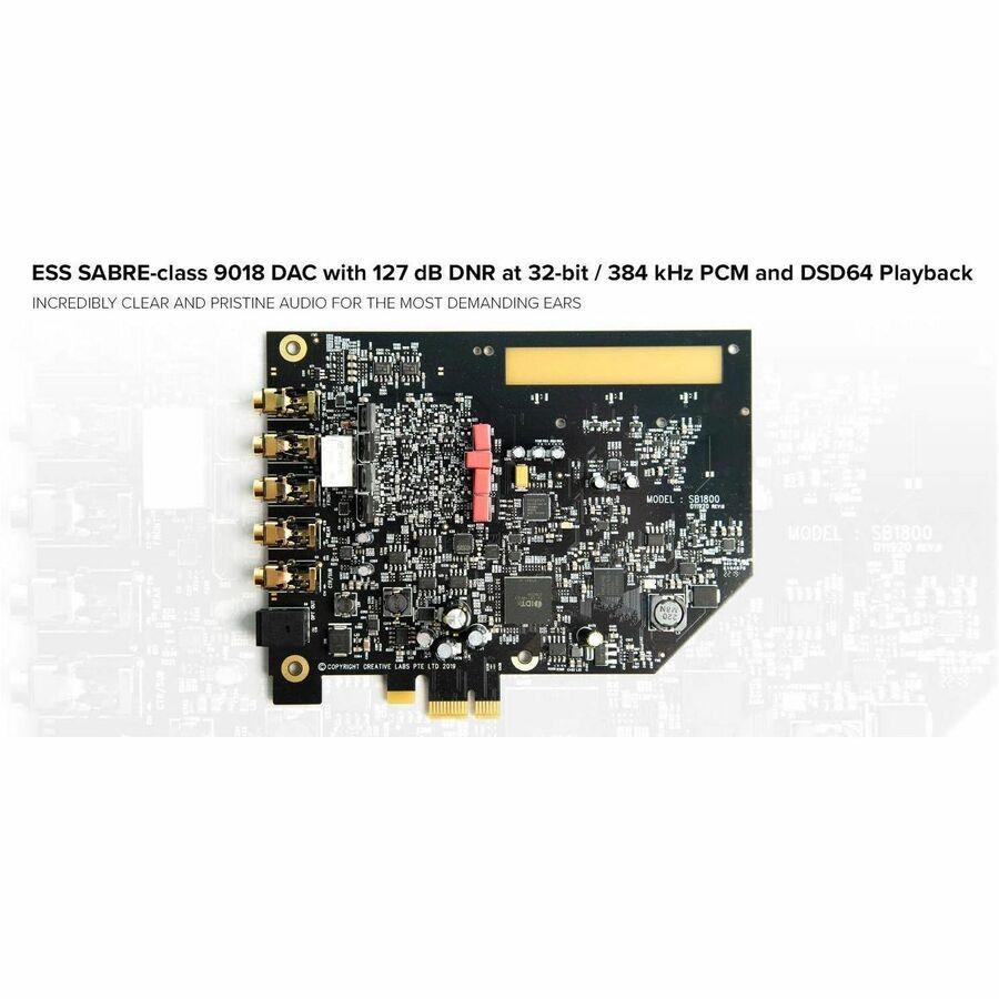 Carte son PCIe Sound Blaster AE-7 avec ACM 70SB180000000