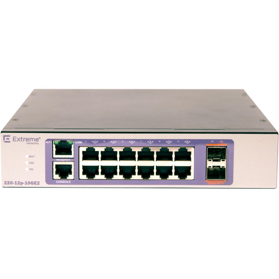 Extreme Networks 220-12p-10GE2 Layer 3 Switch 16561