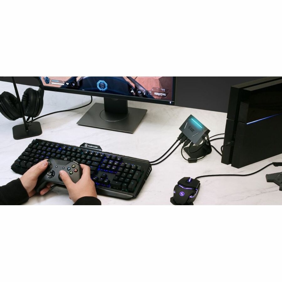 Adaptateur clavier/souris IOGEAR KeyMander 2 et contrôleur croisé GE1337P2