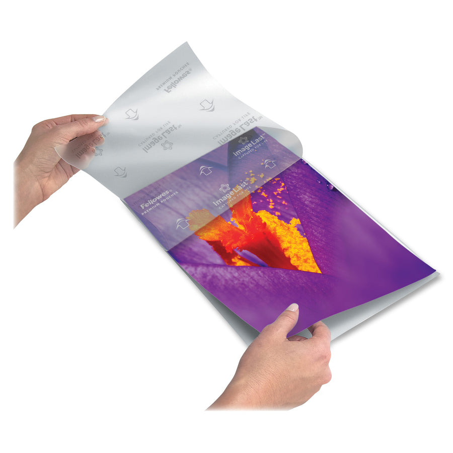 Fellowes Thermal Laminating Pouches - ImageLast™, Jam Free, Letter, 3 mil, 25 pack 5200501