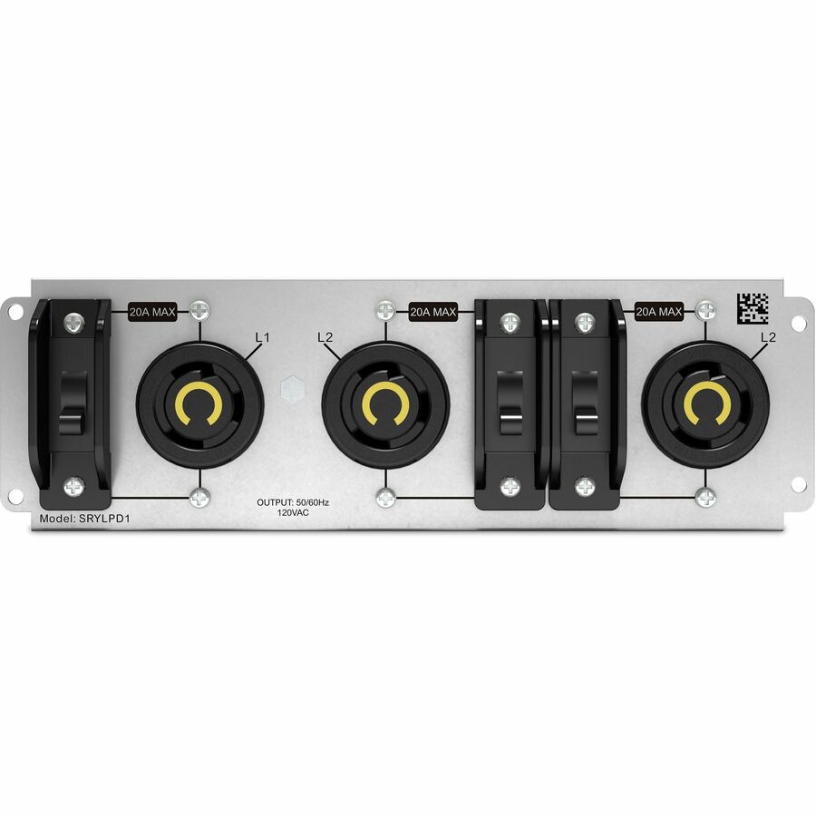 Kit de plaque arrière APC by Schneider Electric avec 3 prises NEMA L5-20R pour Smart-UPS Modular Ultra SRYLPD1