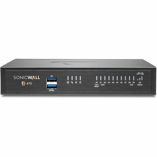 Appareil de sécurité réseau/pare-feu SonicWall TZ470 03-SSC-1259