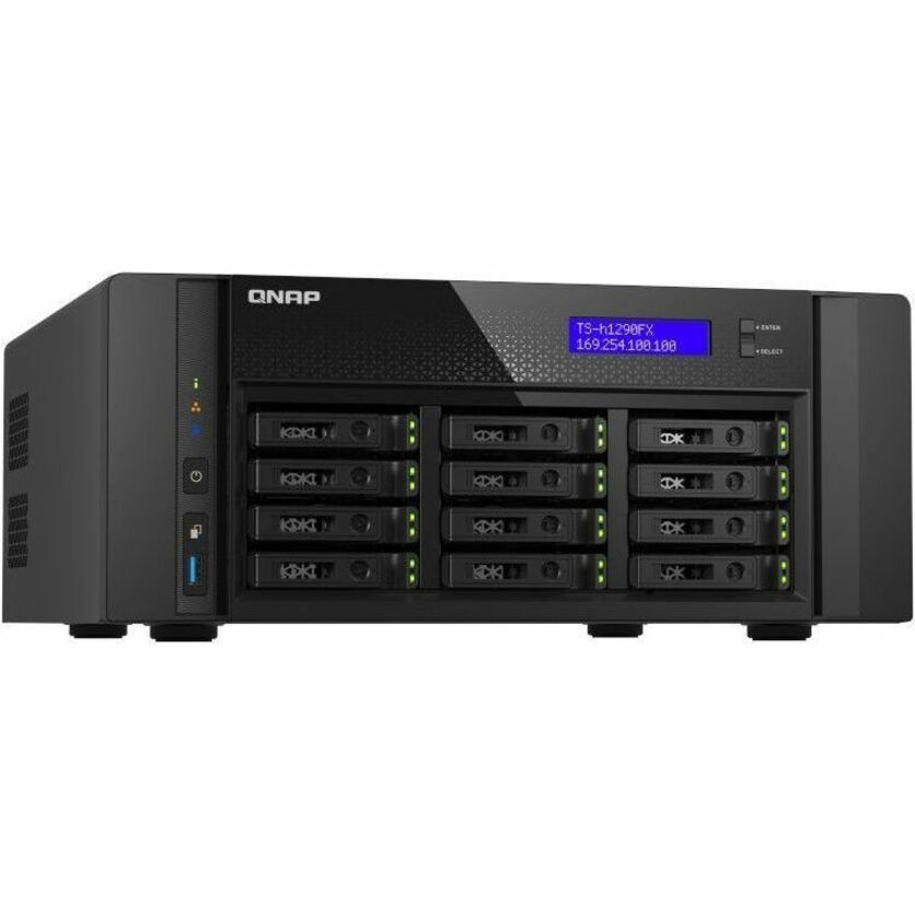 Système de stockage SAN/NAS QNAP TS-h1290FX-7302P-128G TS-H1290FX-7302P-128G-US