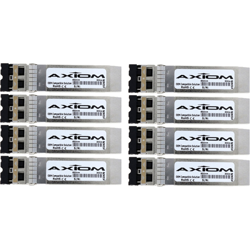 Émetteur-récepteur SFP+ Axiom 10GBASE-USR (pack de 8) pour Brocade - 10G-SFPP-USR-8-E 10GSFPPUSR8E-AX