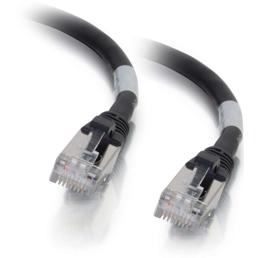 Câble de raccordement réseau blindé Cat6a C2G 10 m (SSTP) - Noir 89932