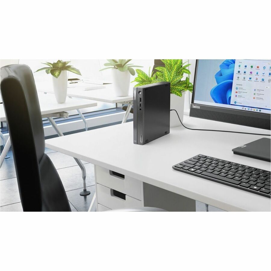 Client léger Lenovo ThinkCentre neo 50q Gen 4 12M2001VUX Tiny - Intel Core i3 (12e génération) i3-1215U Hexa-core (6 cœurs) 1,20 GHz - Noir 12M2001VUX