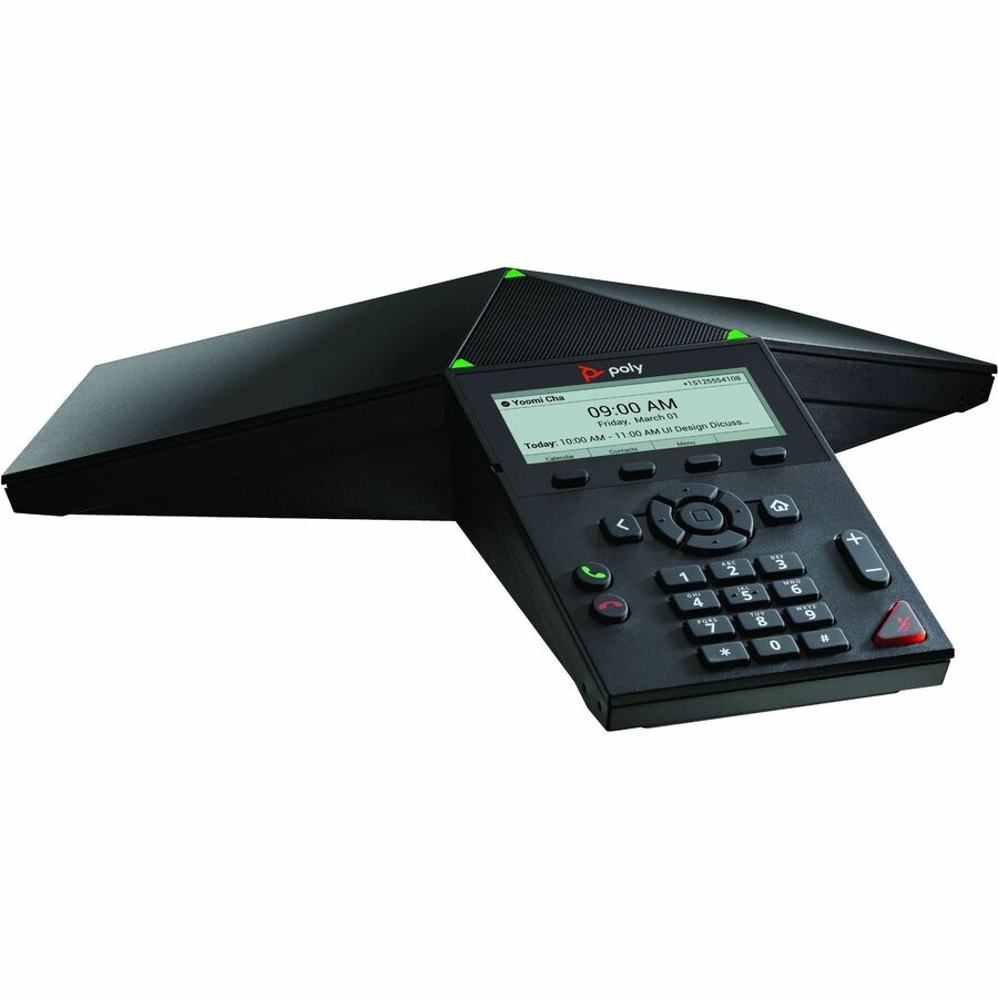 Station de conférence IP Poly Trio 8300 - Avec ou sans fil - Wi-Fi, Bluetooth - Noir - Conforme TAA 849A2AA#ABA