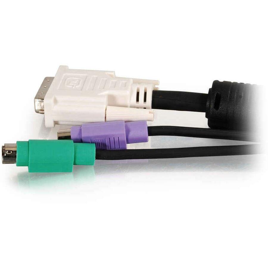 Câble KVM double liaison DVI C2G 27953