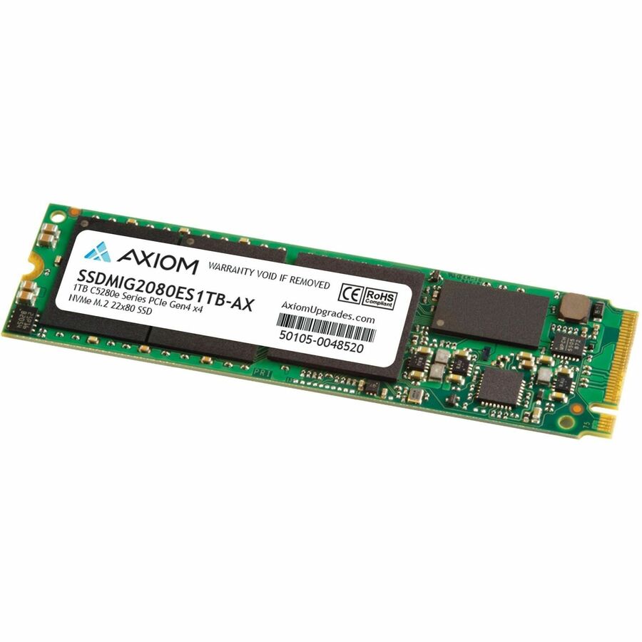 Disque SSD Axiom 1 To - M.2 2280 interne - PCI Express NVMe (PCI Express NVMe 4.0 x4) - Conforme TAA SSDMIG2080ES1TB-AX