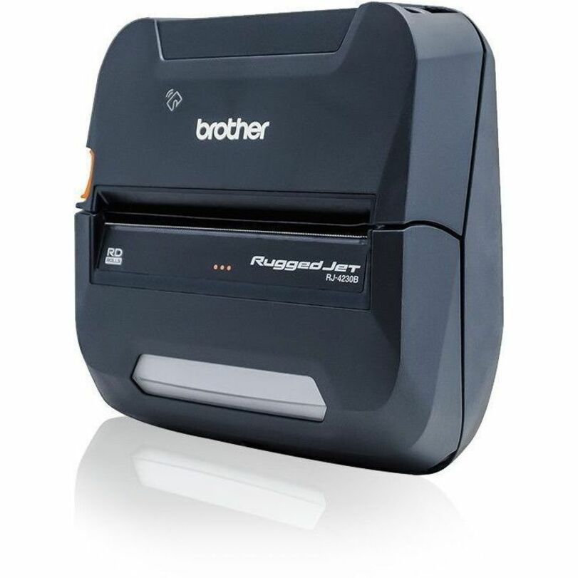 Brother RuggedJet RJ4230BL Mobile Direct Thermal Printer - Monochrome - Portable - Label/Receipt Print - USB - Serial - Bluetooth - Wireless LAN - Near Field Communication (NFC) RJ4230BL-CP