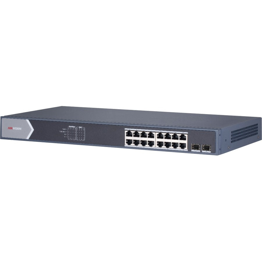 Commutateur PoE Gigabit 16 ports intelligent géré Hikvision DS-3E1518P-EI