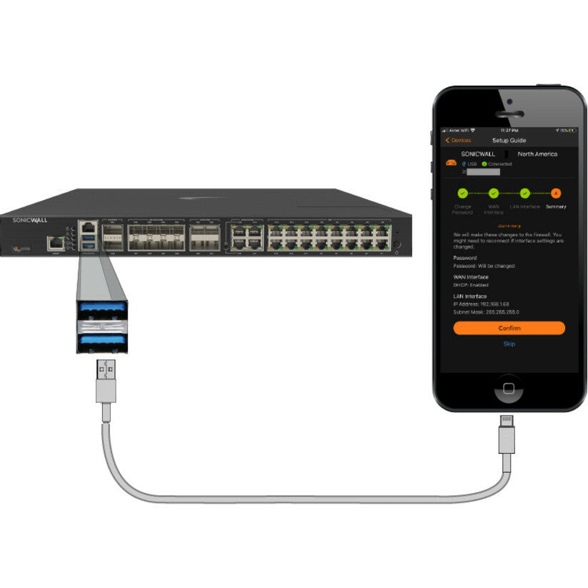 Appareil de sécurité réseau/pare-feu SonicWall NSsp 10700 02-SSC-3631