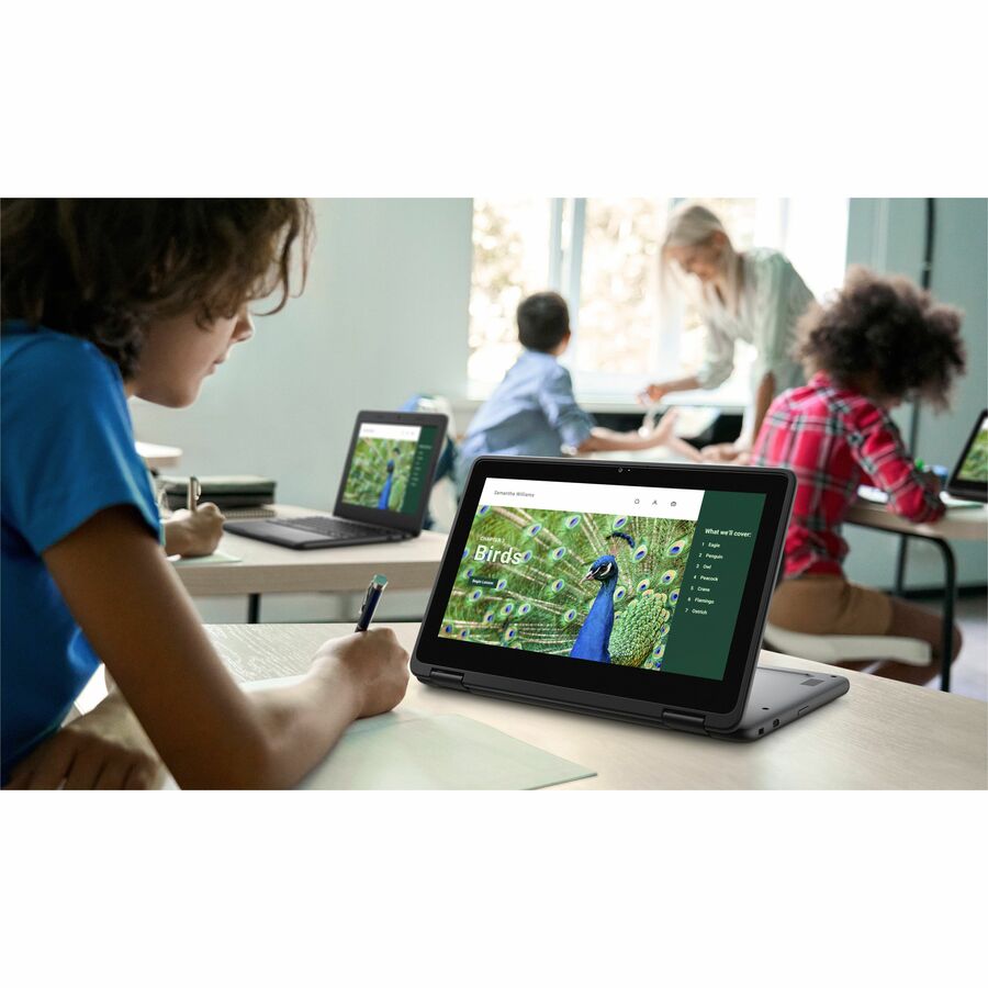 Dell Chromebook 3000 3120 11.6" Touchscreen Convertible 2 in 1 Chromebook - HD - Intel N100 - 8 GB - 64 GB Flash Memory - English (US) Keyboard RNFJK