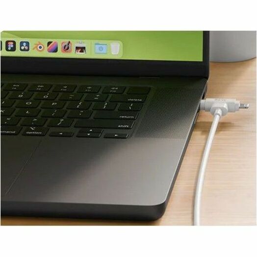 Câble hybride en silicone USB-C et Lightning Targus HyperJuice (1,5 m/5 pi) - Blanc HJ4010WHGL
