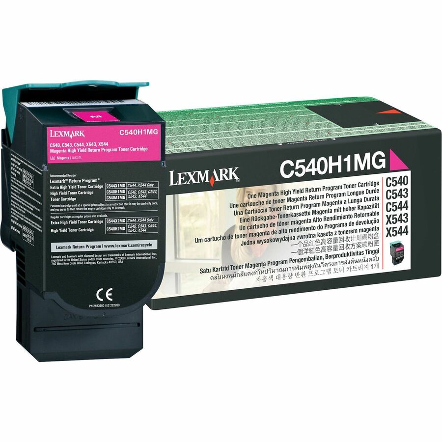 Cartouche de toner d'origine Lexmark C540H1MG