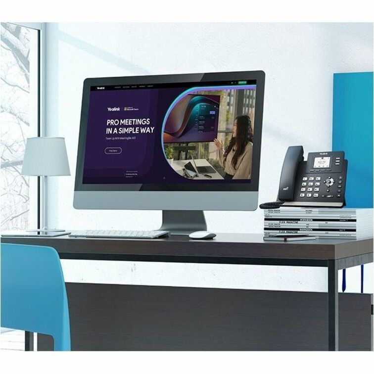 Téléphone IP Yealink MP52 - Filaire - Filaire - Bureau, Montage mural - Gris classique MP52-TEAMS