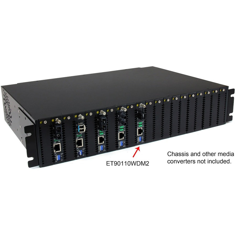 StarTech.com Kit convertisseur de média fibre optique monomode Ethernet 10/100 Mbps SC 20 km ET90110WDM2