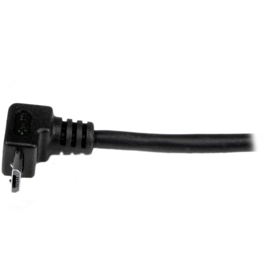 Câble micro USB StarTech.com de 2 m - A vers Micro B coudé vers le haut USBAUB2MU