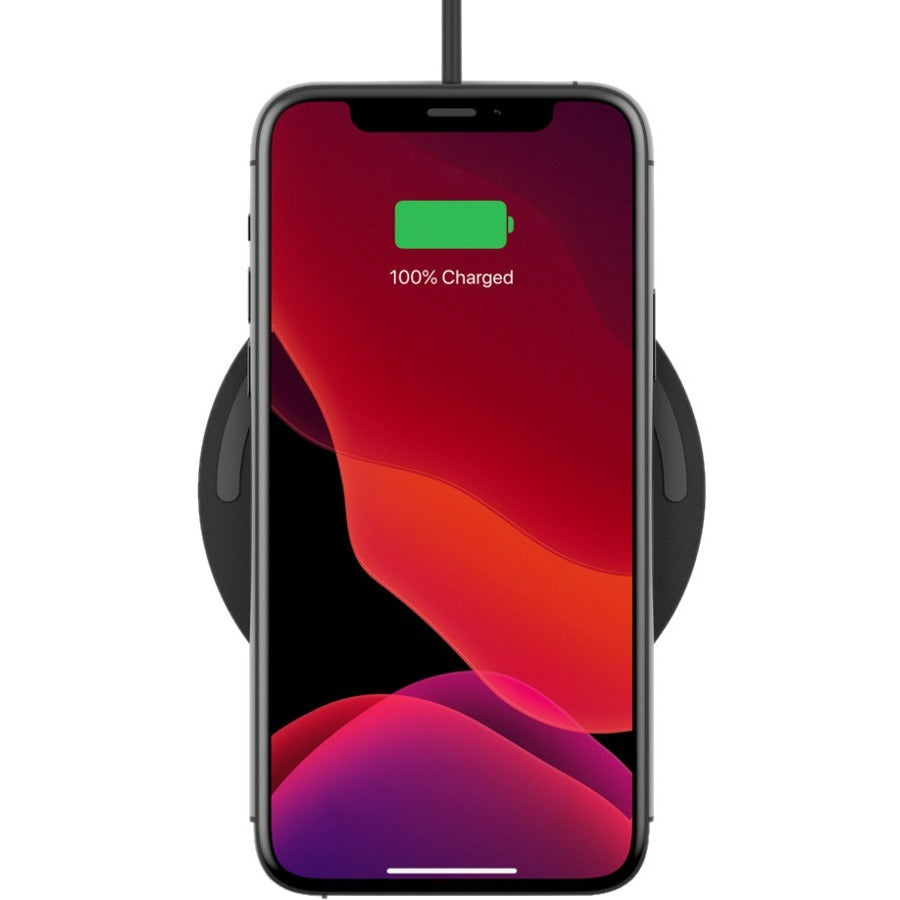 Belkin BoostCharge 10W Wireless Charging Pad + QC 3.0 Wall Charger + Cable WIA001TTBK