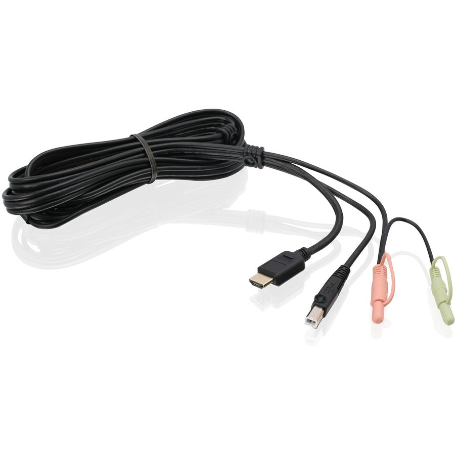 Câble KVM HDMI IOGEAR de 6 pieds avec USB et audio (conforme TAA) G2L802U