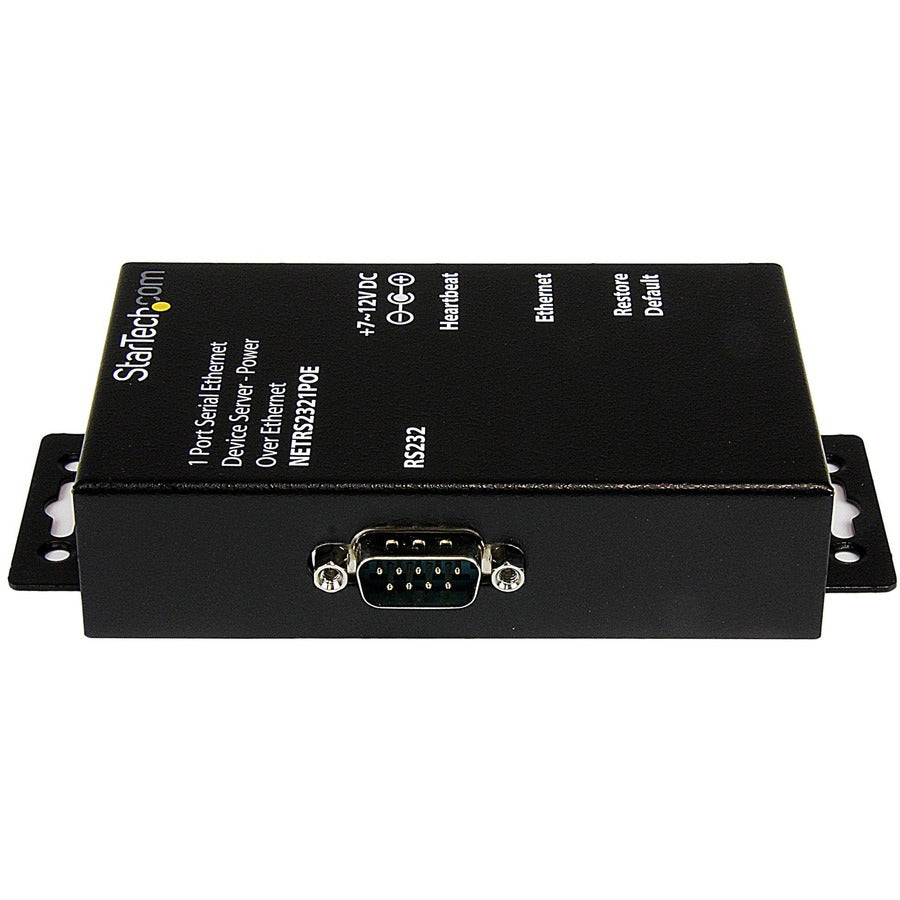 Serveur de périphériques Ethernet série StarTech.com - 1 port - alimentation par Ethernet - PoE NETRS2321POE