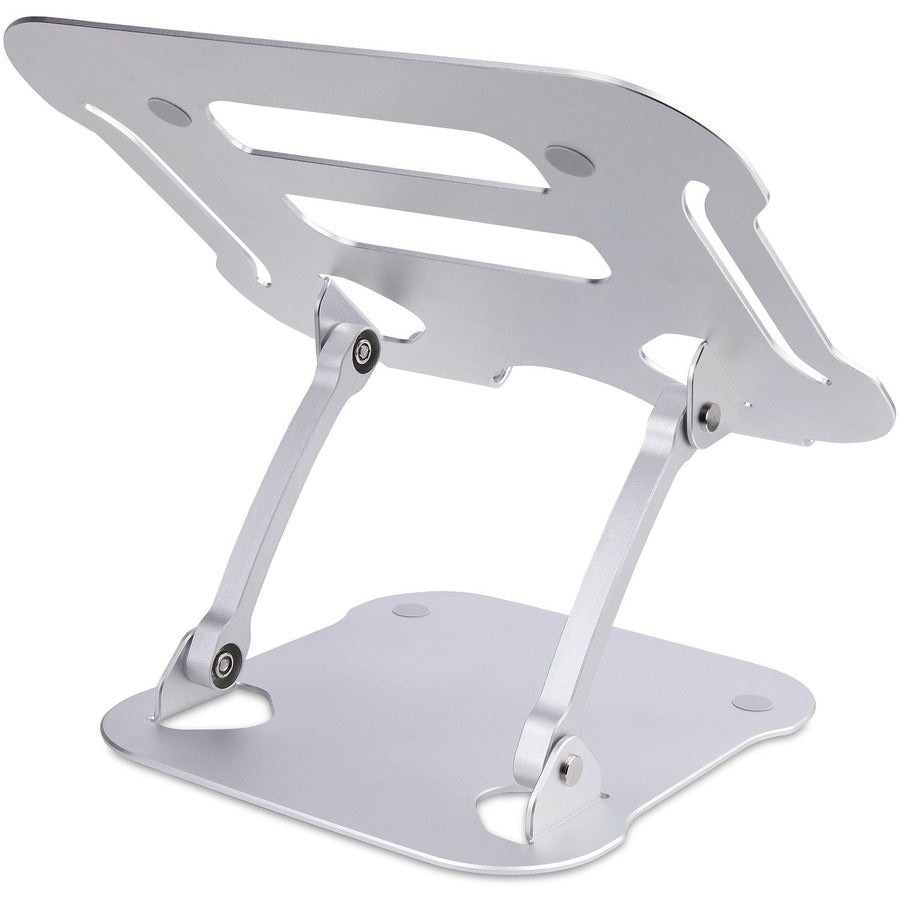 StarTech.com Support pour ordinateur portable pour bureau, support ergonomique pour ordinateur portable, hauteur réglable, aluminium, jusqu'à 10 kg, support pliable pour ordinateur portable ADJ-LAPTOP-RISER