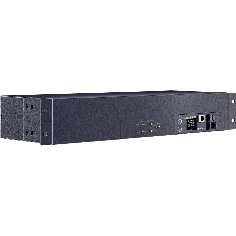 PDU ATS avec compteur CyberPower PDU44003 PDU 17 prises PDU44003