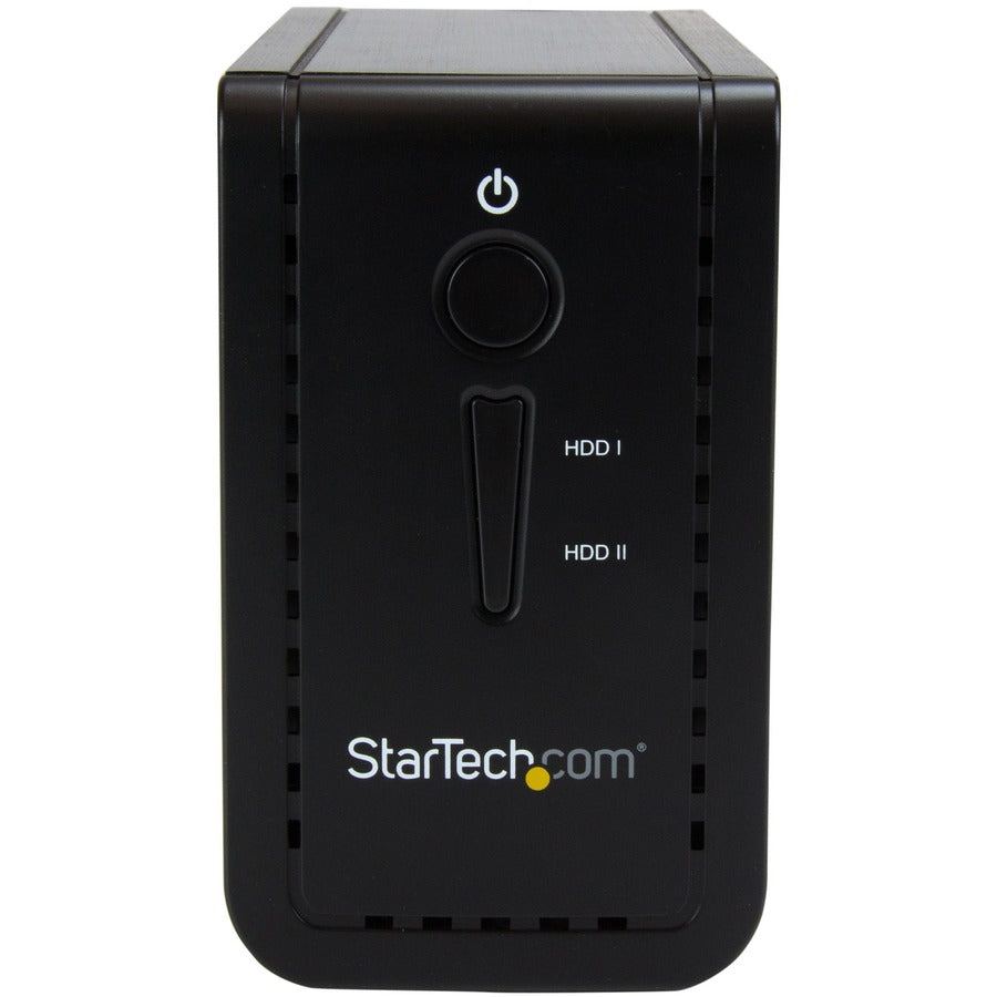 Boîtier pour disque dur 3,5" à 2 baies avec RAID - USB 3.1 - SATA (6 Gbit/s) - Boîtier pour disque dur externe double 3,5" HDD/SSD/SSHD - USB-C et USB-A S352BU313R