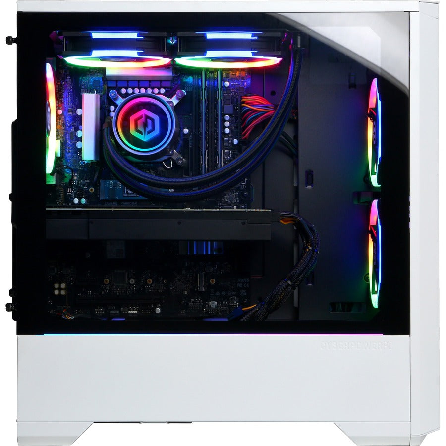 Ordinateur de bureau de jeu CyberPowerPC Gamer Supreme SLC10780CPGV3 - Intel Core i9 13e génération i9-13900KF - 32 Go - Disque dur 1 To - SSD 2 To - Moyenne tour - Blanc SLC10780CPGV3