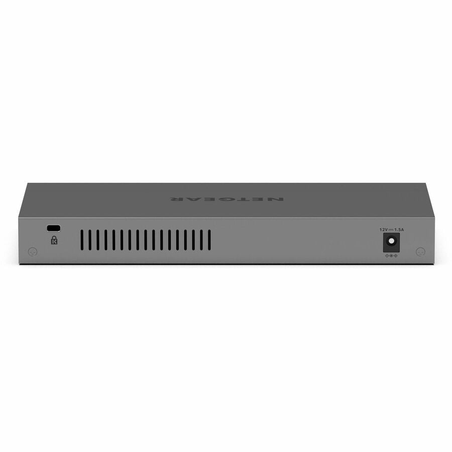 Commutateur Ethernet Gigabit non géré Netgear à 8 ports avec 1 port 10G/Multi-Gig dédié GS108MX-100NAS