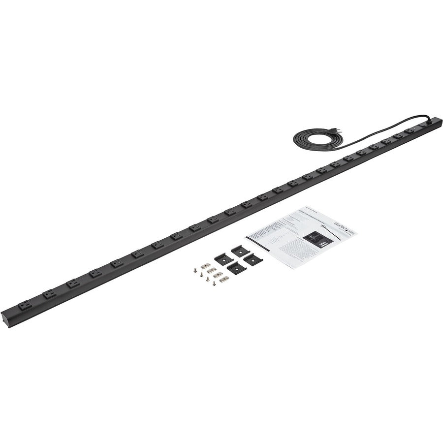 Star Tech.com PDU pour rack de serveur avec 24 prises - Unité de distribution d'alimentation pour racks ou armoires 42U - 0U RKPW247015