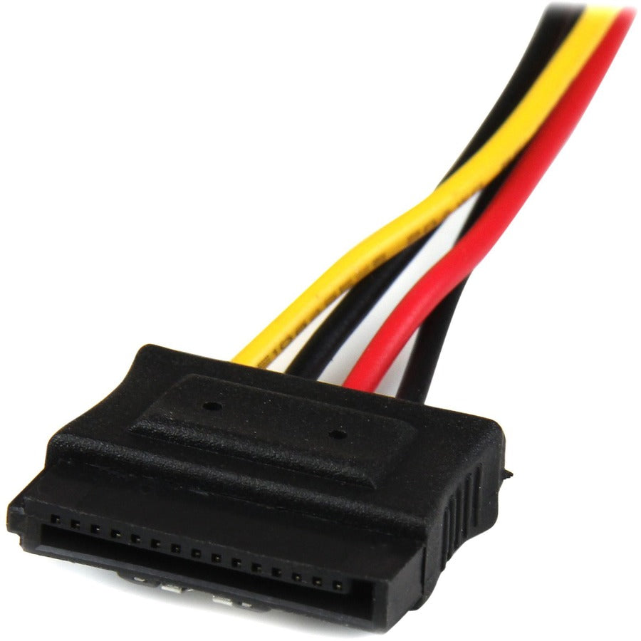Star Tech.com Adaptateur répartiteur de câble d'alimentation en Y LP4 vers 2x SATA verrouillables 12 pouces - Molex 4 broches vers double SATA PYO2LP4LSATA
