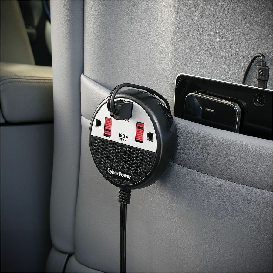 Onduleur 160 W CyberPower CPS160PPB2U - Noir/Rouge CPS160PPB2U